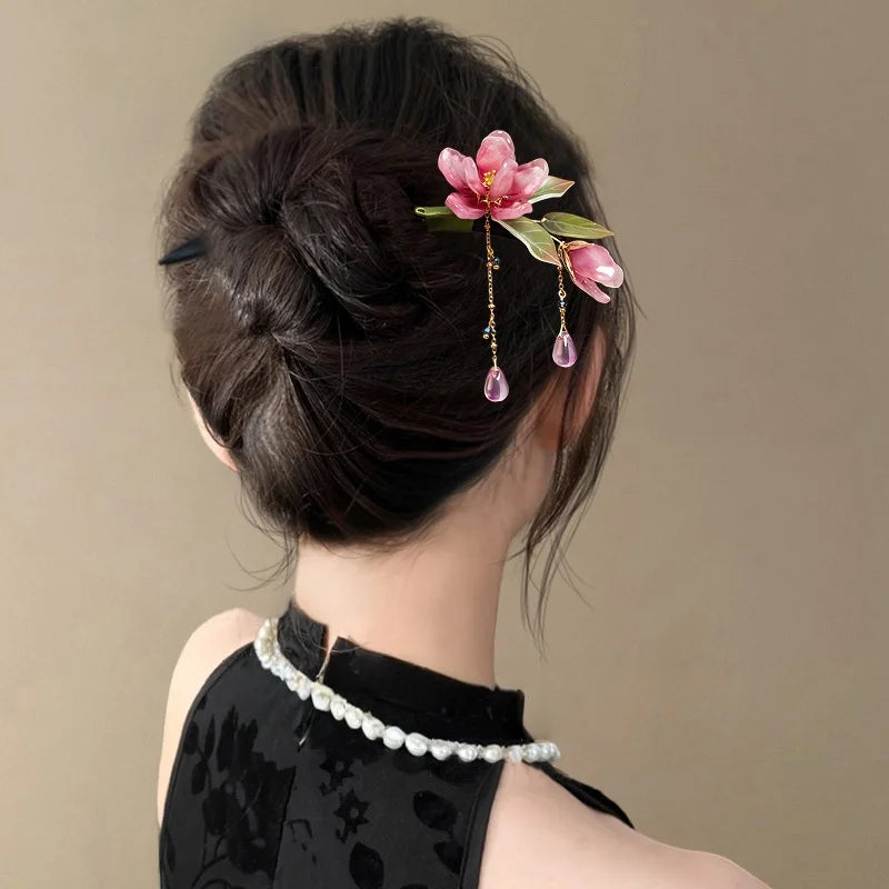 Jade Flower Hair Stick®
