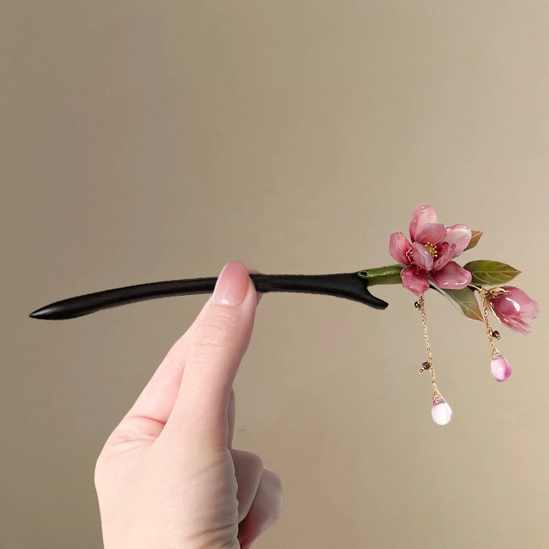 Jade Flower Hair Stick®