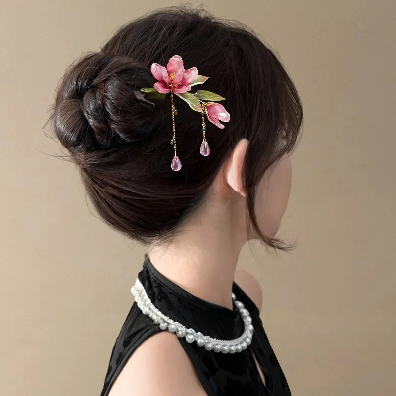 Jade Flower Hair Stick®