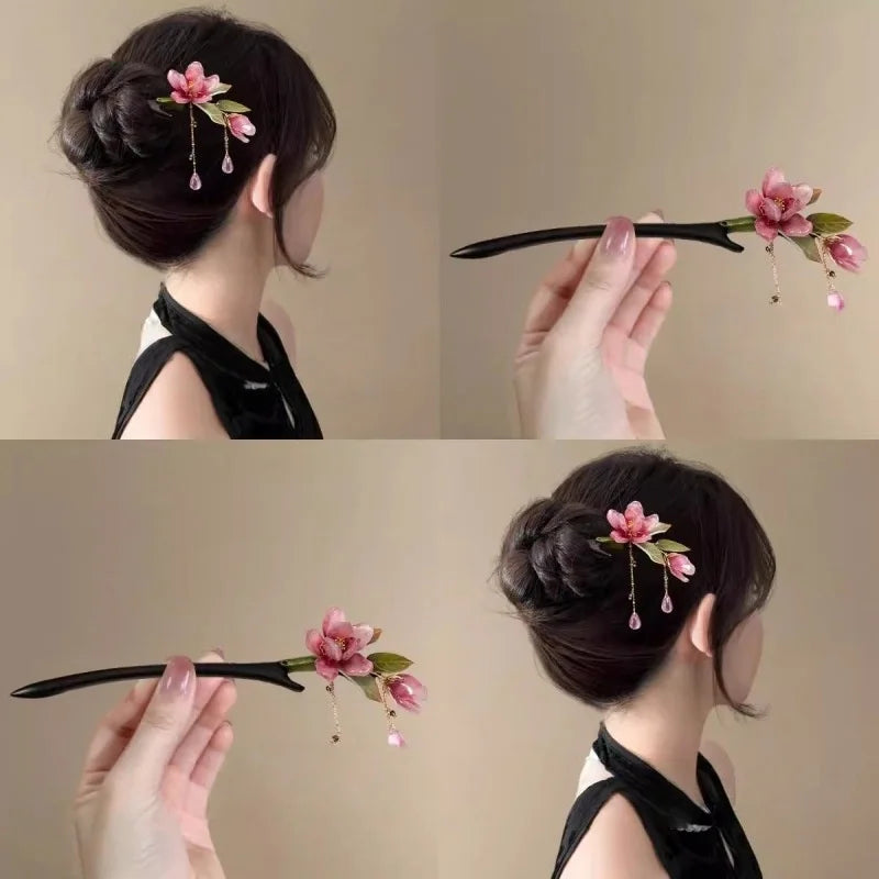 Jade Flower Hair Stick®