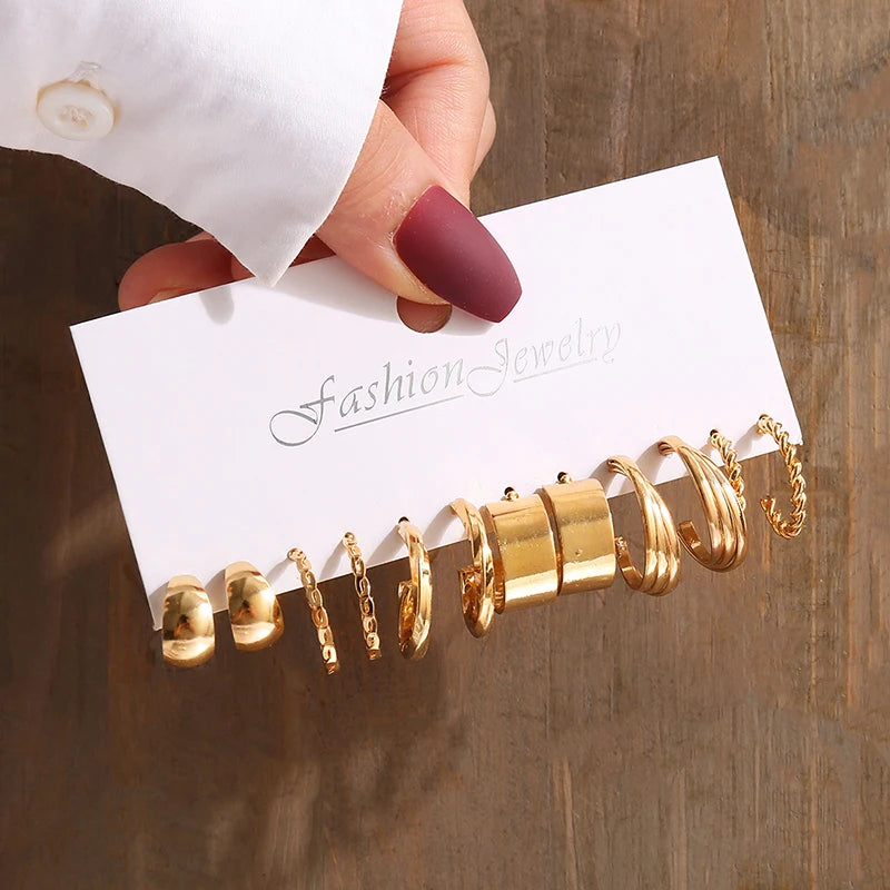 Twist & Pearl Earrings Set®
