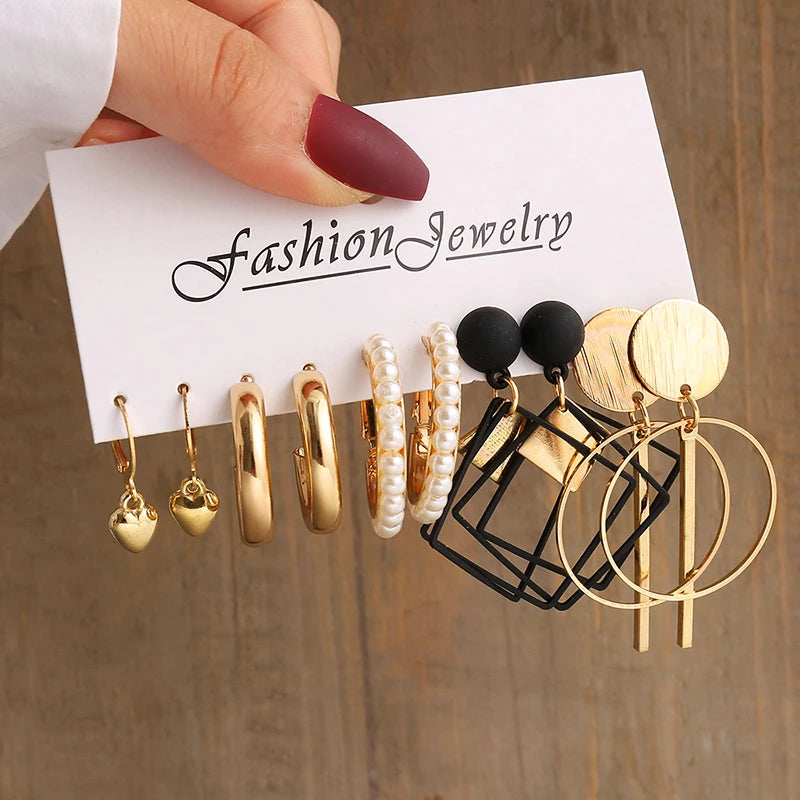 Twist & Pearl Earrings Set®